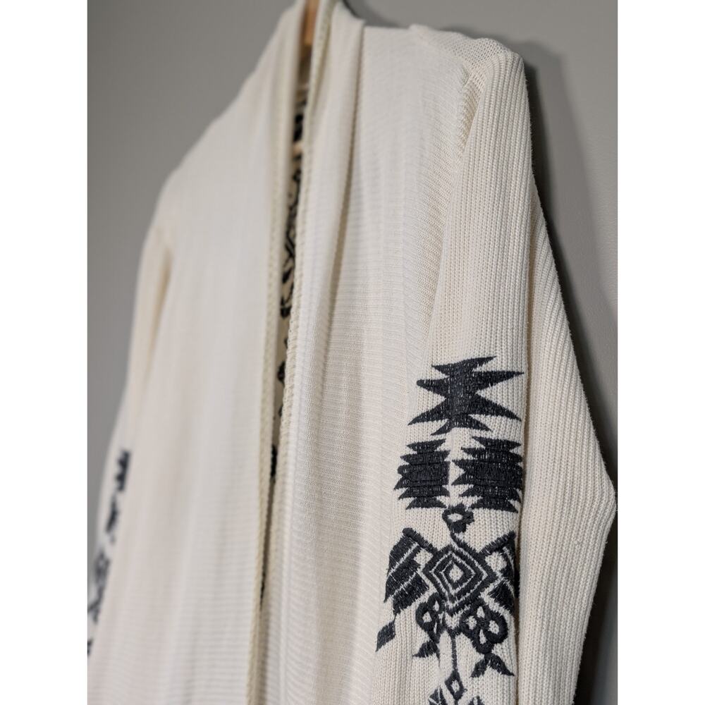 Biya by Johnny Was Artisan Southwestern Boho Open Front Duster Cardigan Size XL - Picture 11 of 16